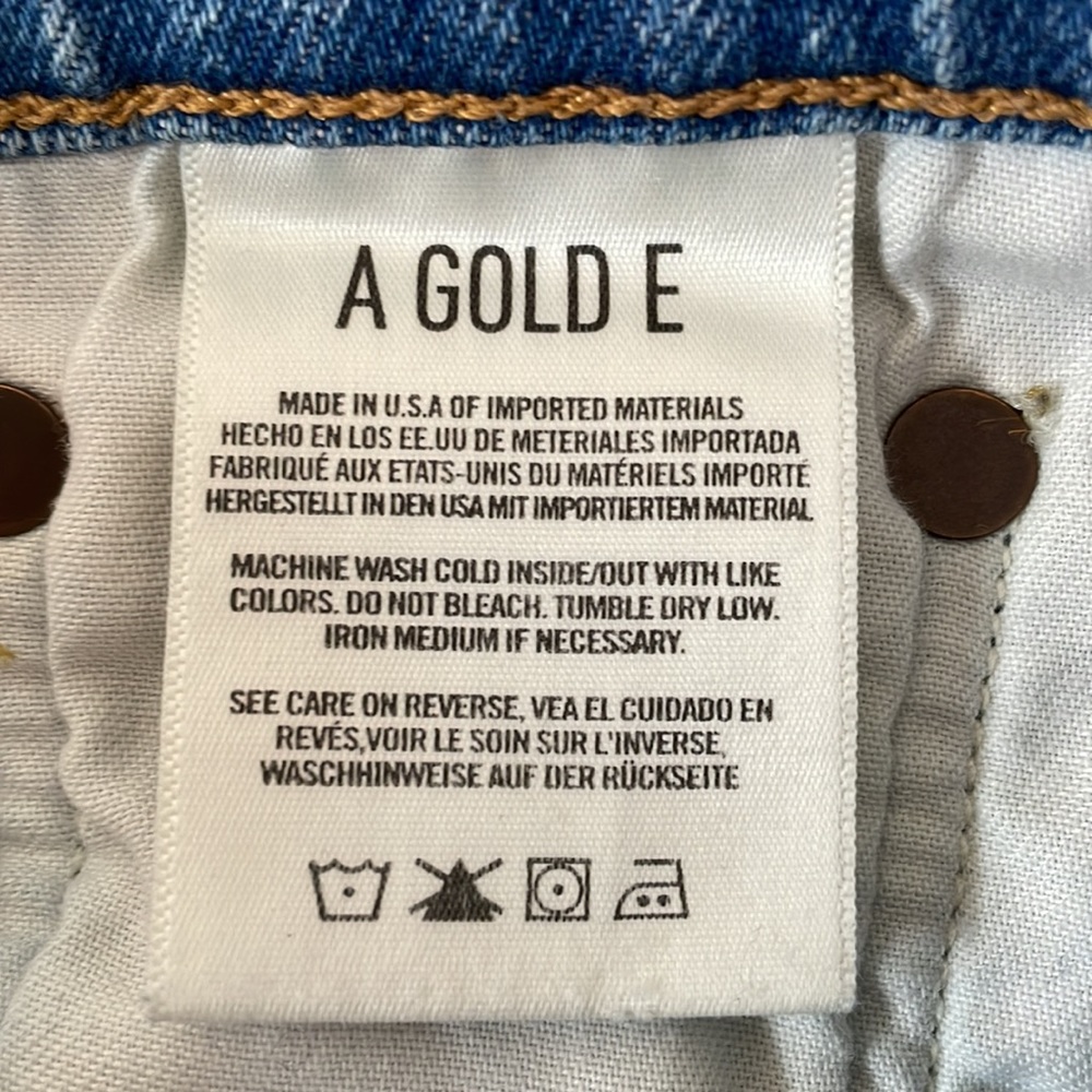 Agolde Toni ripped knee slim straight jeans - Picture 11 of 12